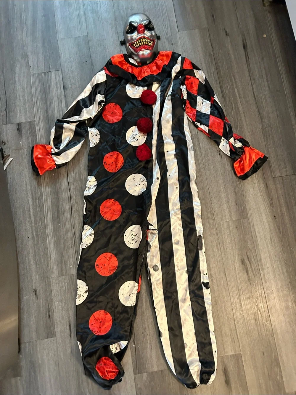 Big Top Bling Clown Kids Costume , Boy Size XL 14-16